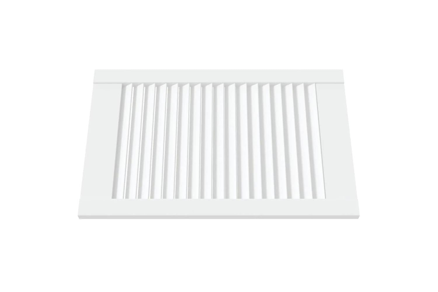 Vidaxl 151151 Louvred Door Solid Pine Wood White 61.5x39.4cm-3
