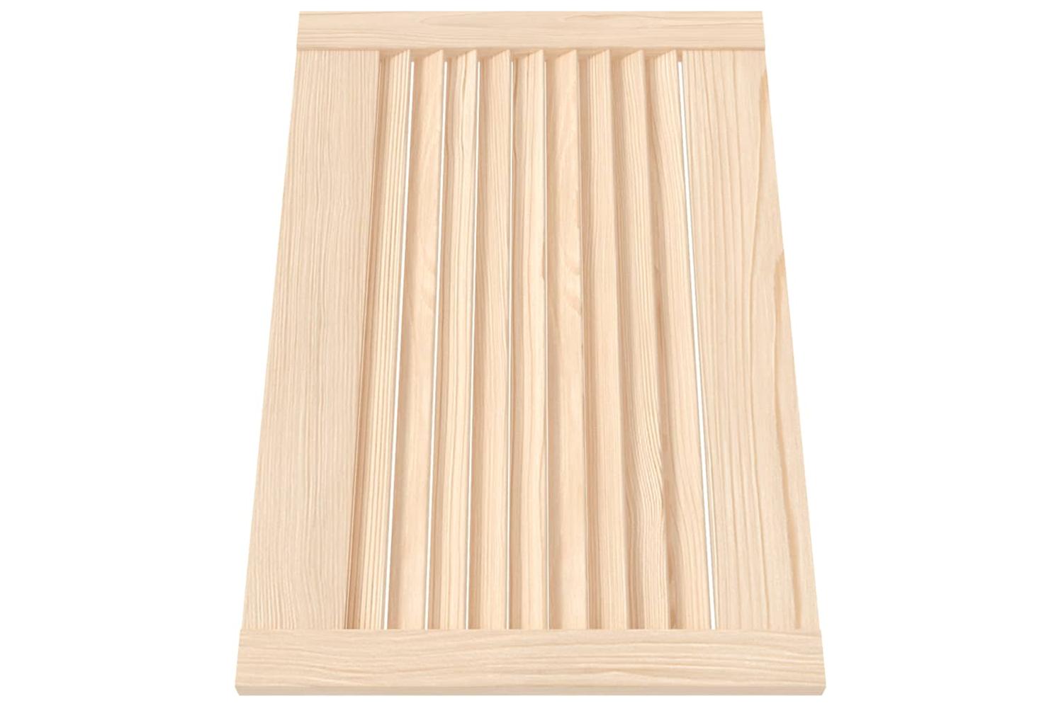 Vidaxl 151112 Louvred Door Solid Pine Wood 39.5x59.4cm-3