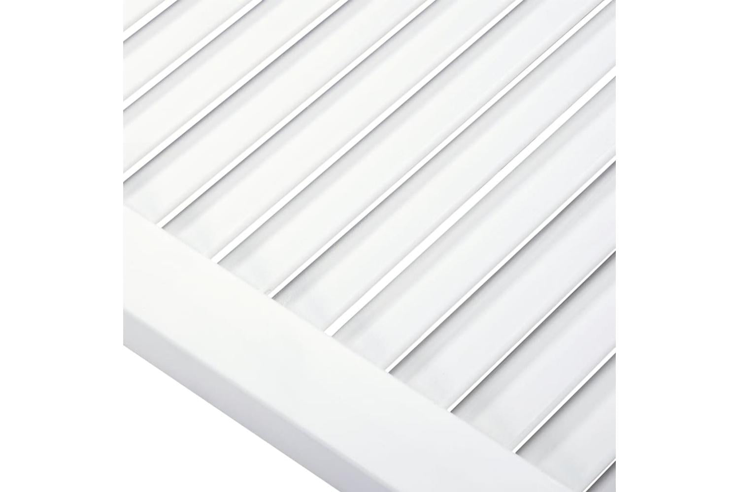 Vidaxl 151168 Louvred Doors 4 Pcs Solid Pine Wood White 69x59.4cm-4