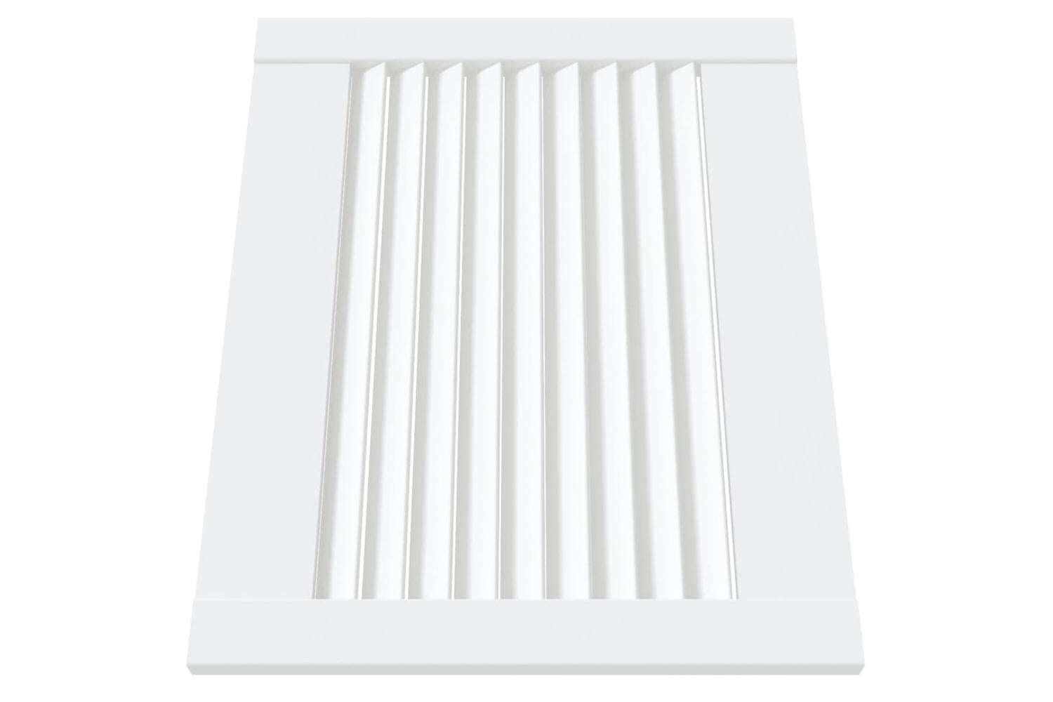 Vidaxl 151145 Louvred Door Solid Pine Wood White 39.5x49.4cm-3