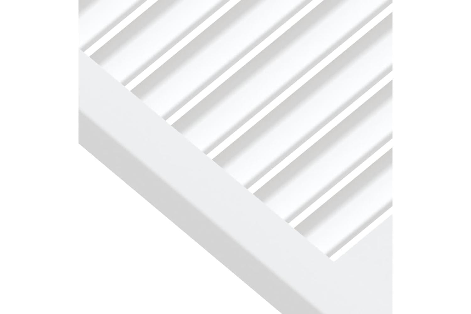 Vidaxl 151145 Louvred Door Solid Pine Wood White 39.5x49.4cm-4