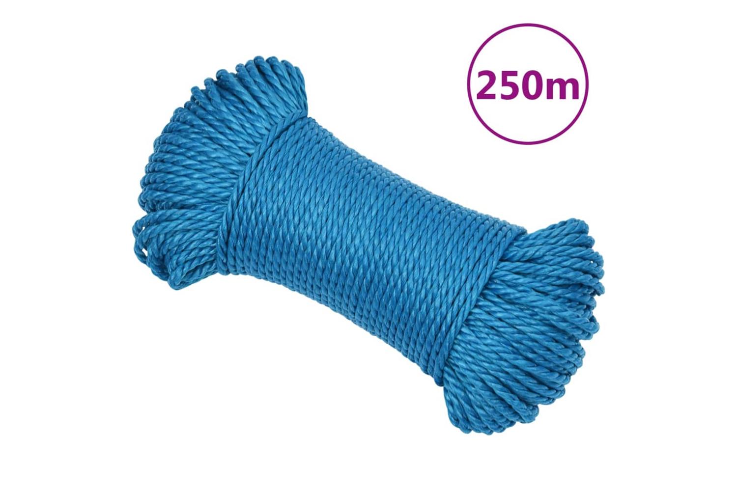 vidaXL 152960 Work Rope Blue 3mm 250 M Polypropylene