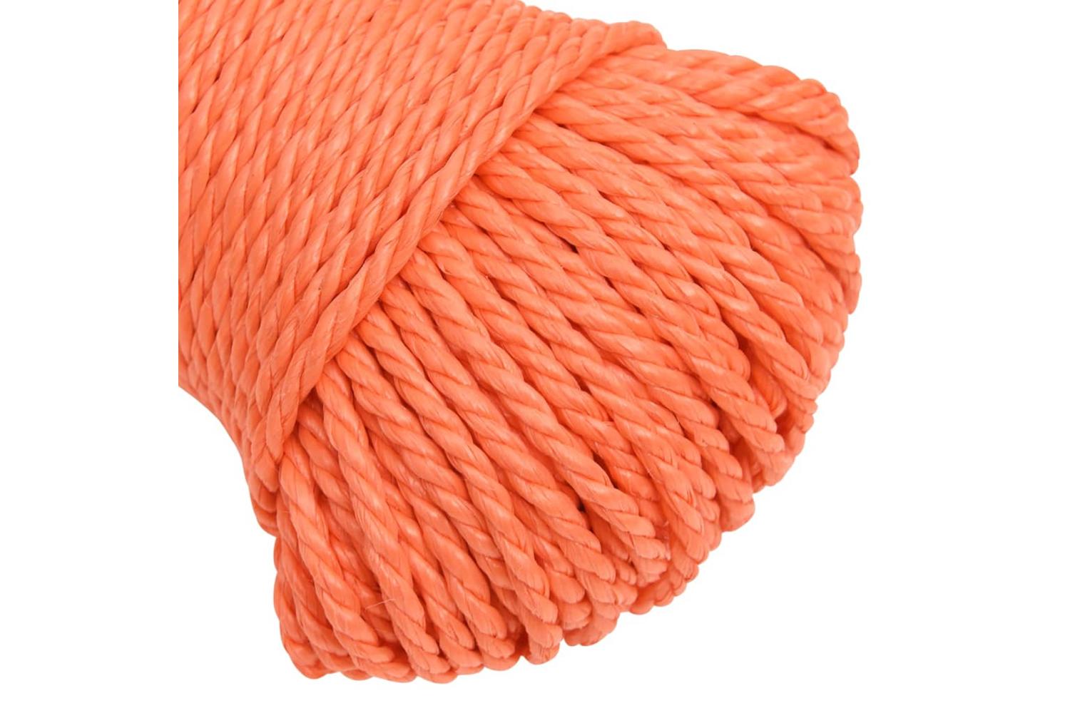vidaXL 152922 Work Rope Orange 3mm 500 M Polypropylene-4