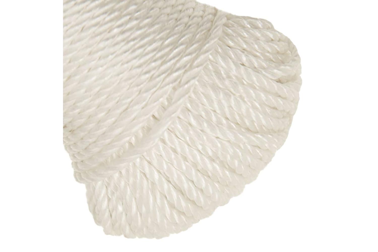 vidaXL 153043 Work Rope White 6mm 250 M Polypropylene-4