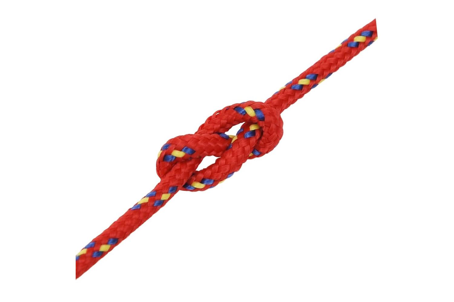 vidaXL 152376 Boat Rope Red 3mm 50 M Polypropylene-5