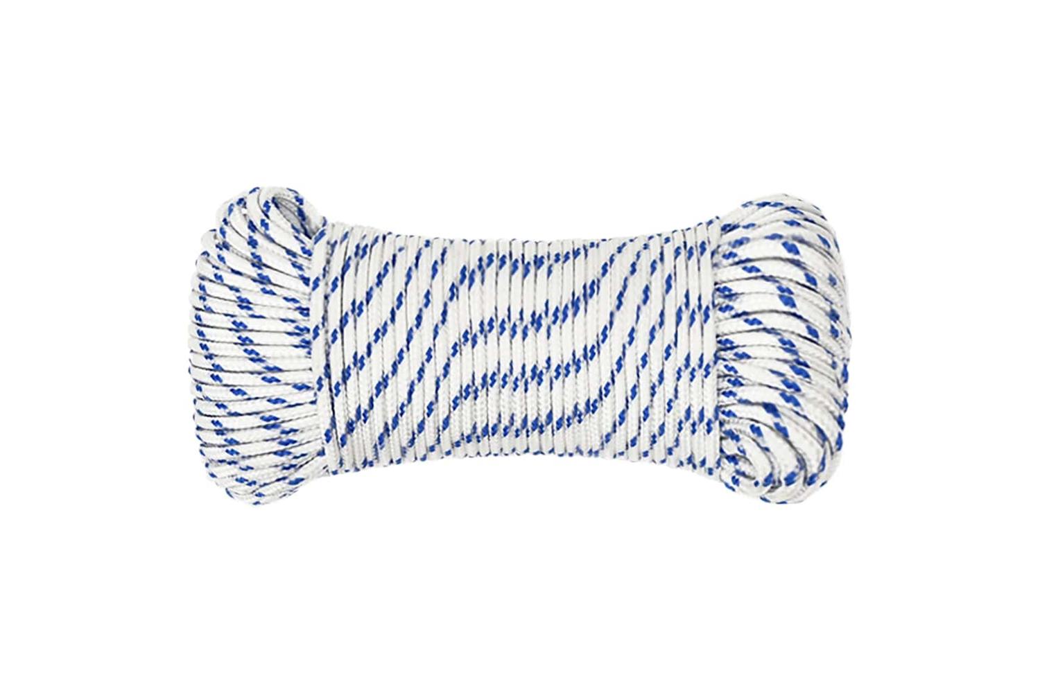 vidaXL 152274 Boat Rope White 4mm 25 M Polypropylene-3