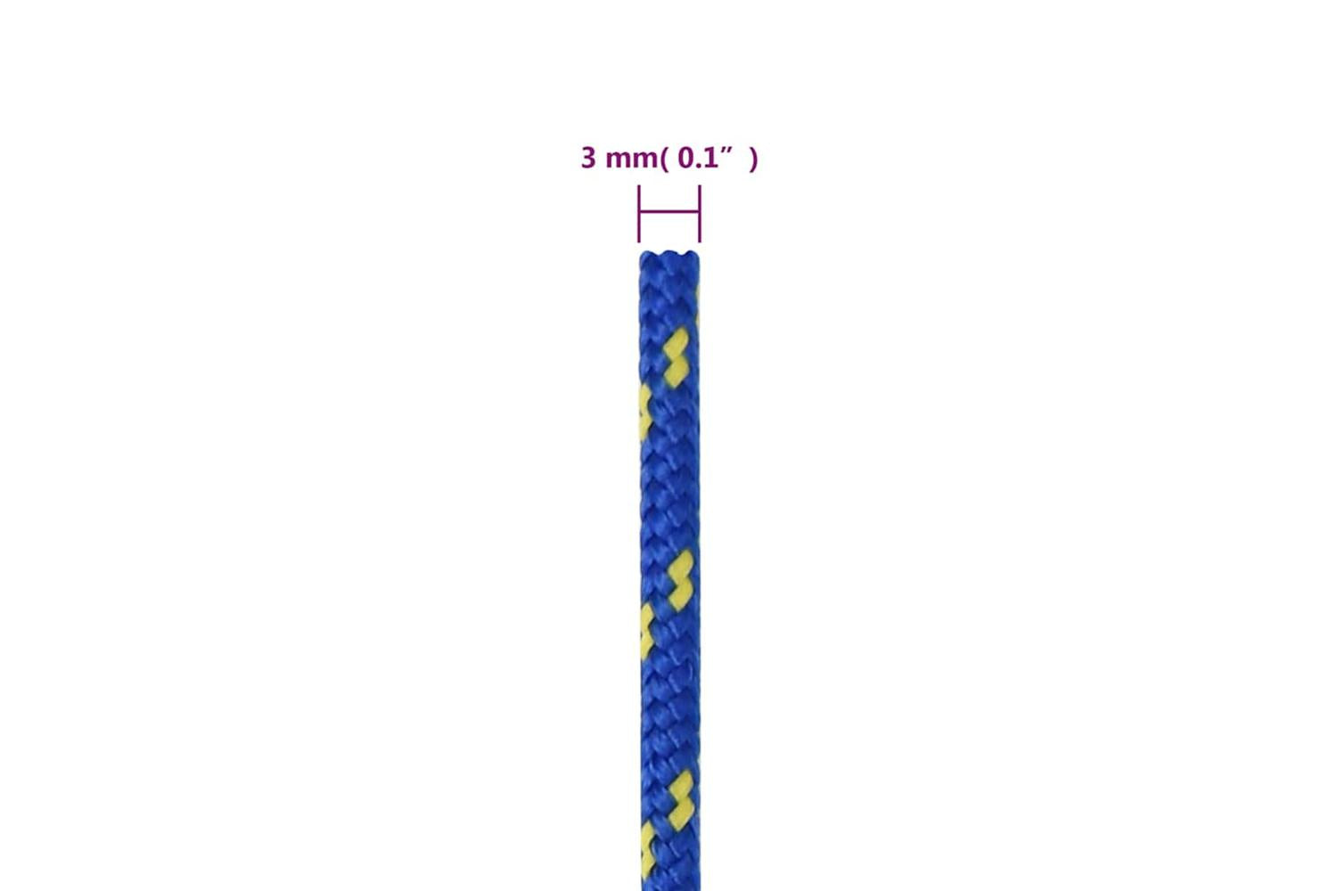 vidaXL 152431 Boat Rope Blue 3mm 250 M Polypropylene-6