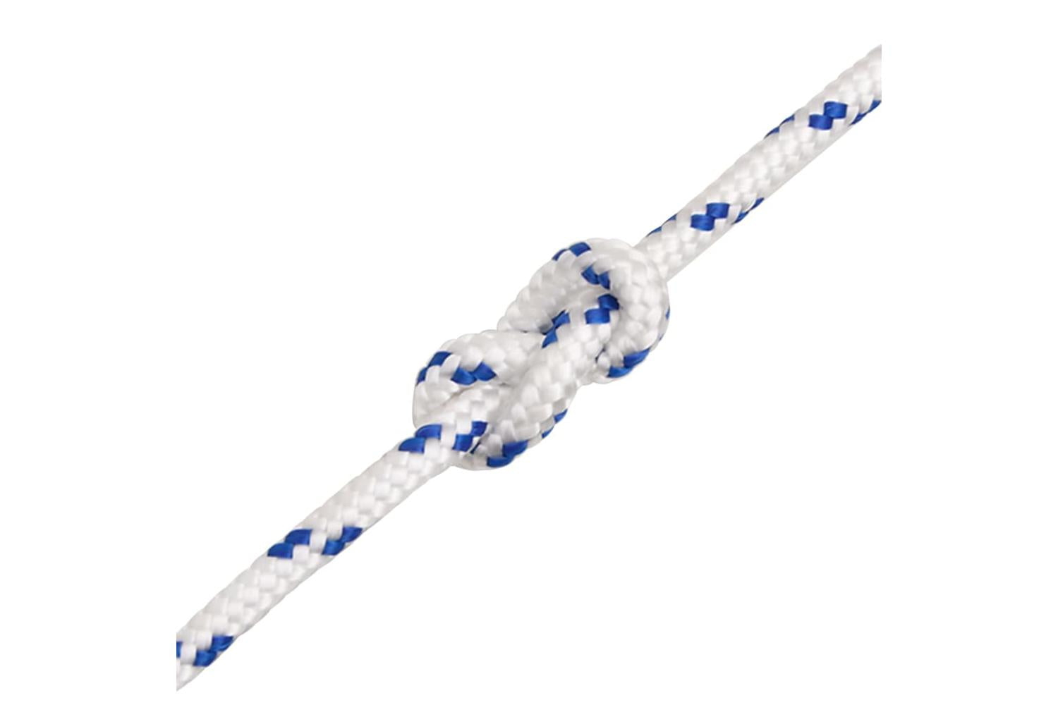 vidaXL 152279 Boat Rope White 5mm 25 M Polypropylene-5