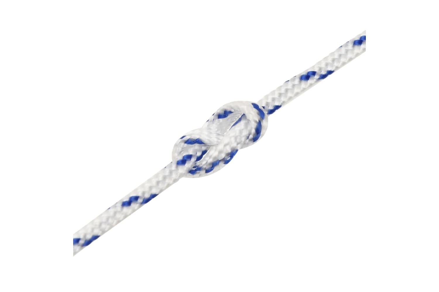 vidaXL 152266 Boat Rope White 2mm 100 M Polypropylene-5