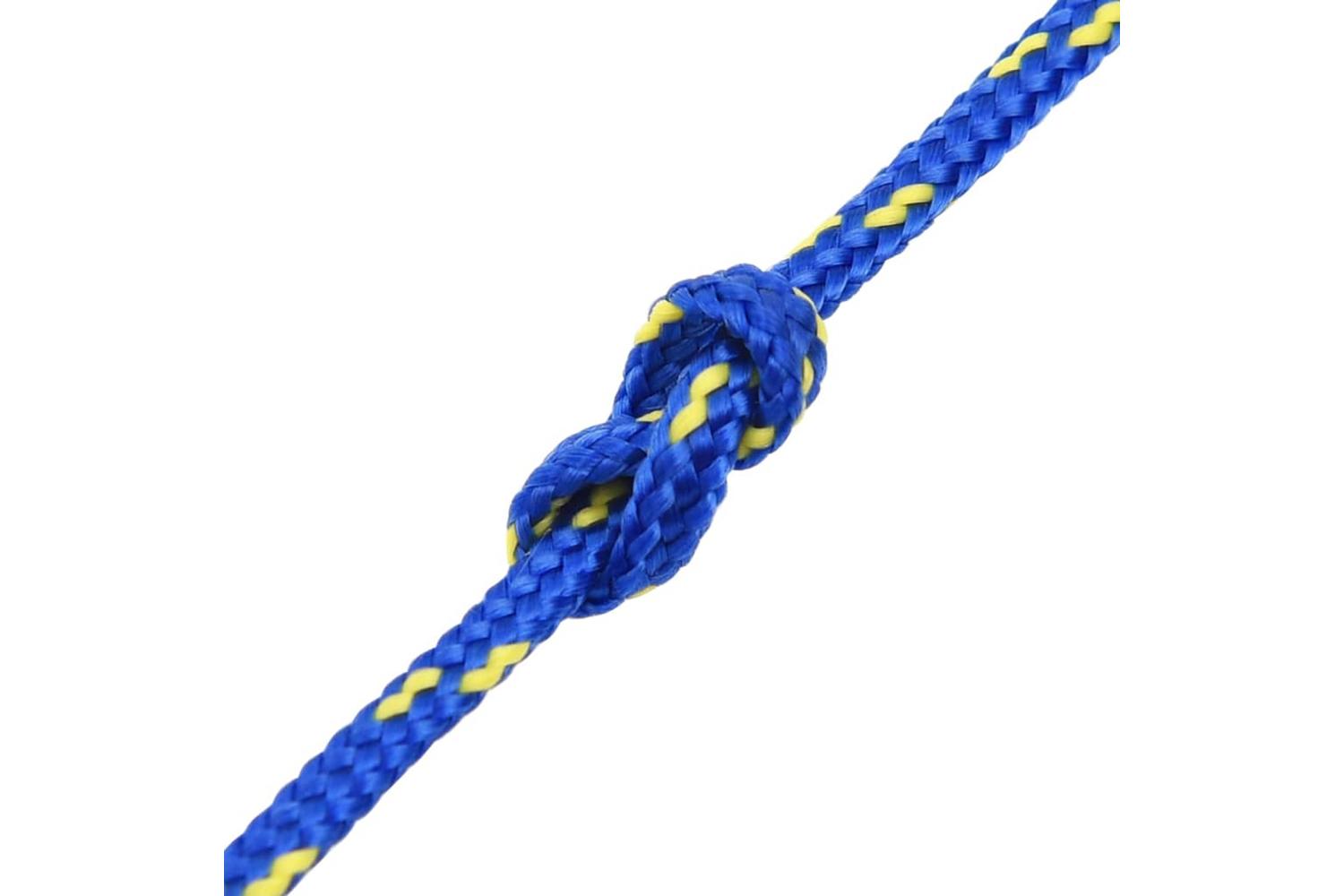 vidaXL 152425 Boat Rope Blue 2mm 100 M Polypropylene-5