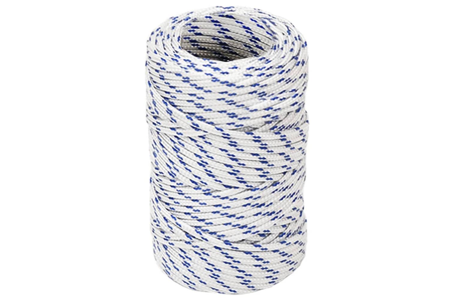 vidaXL 152264 Boat Rope White 2mm 25 M Polypropylene-2