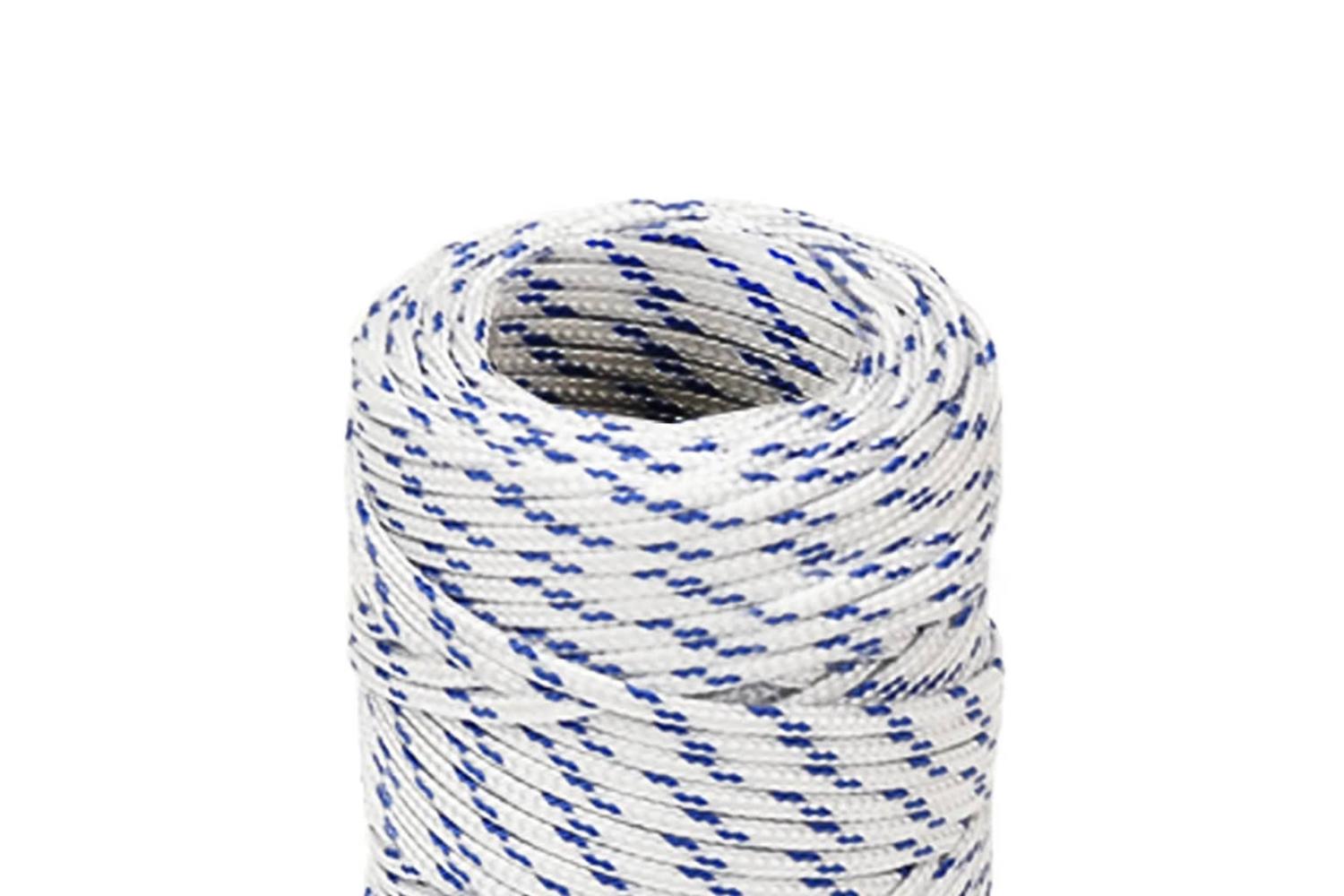 vidaXL 152264 Boat Rope White 2mm 25 M Polypropylene-4