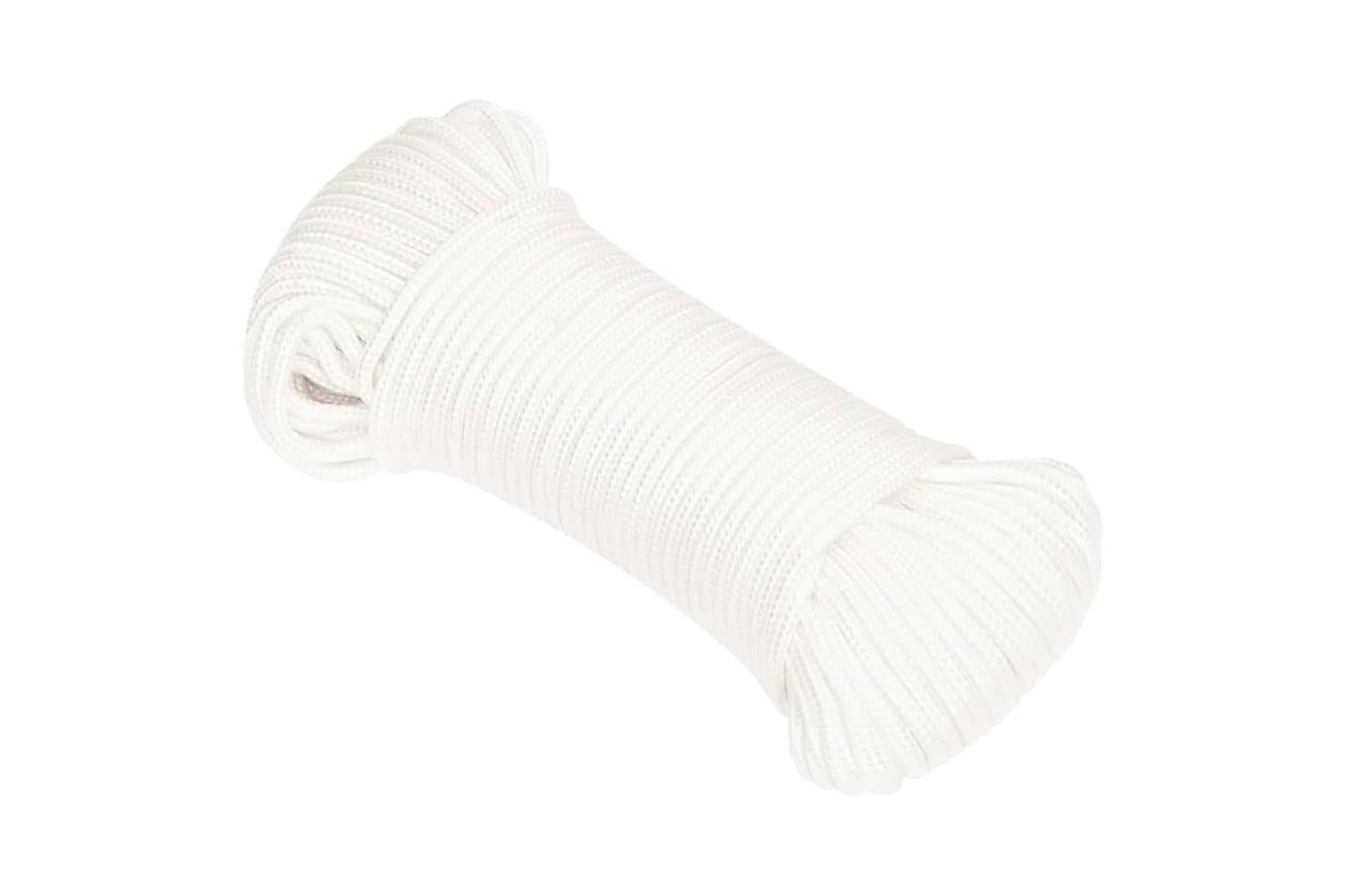 vidaXL 152536 Boat Rope Full White 3mm 100 M Polypropylene-2