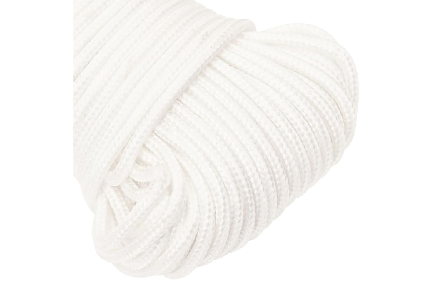 vidaXL 152537 Boat Rope Full White 3mm 250 M Polypropylene-4