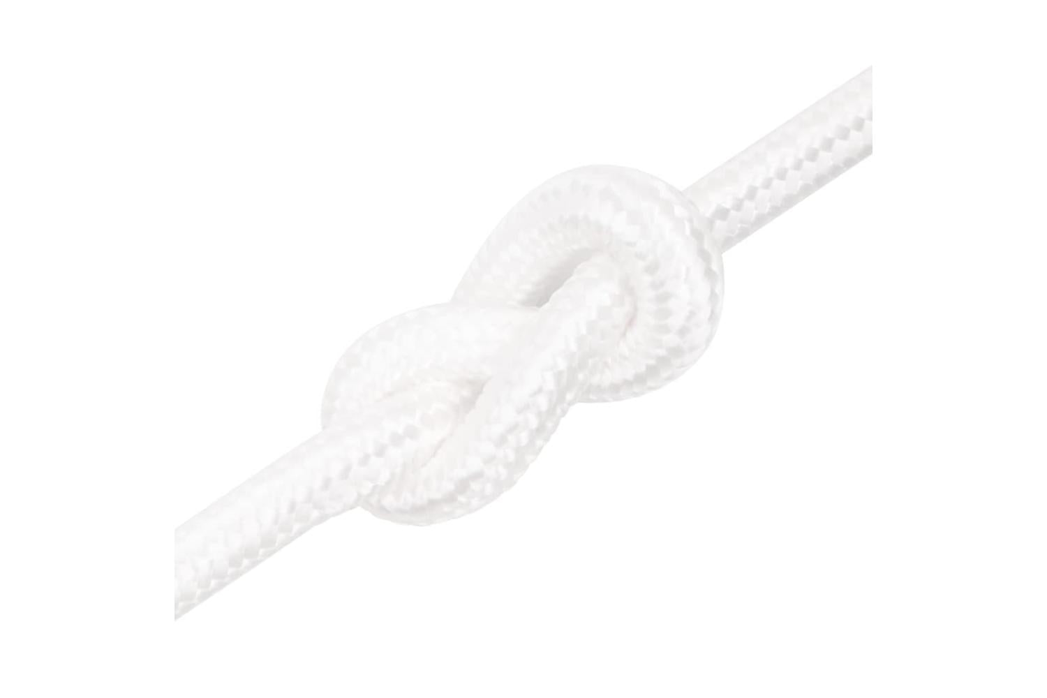 vidaXL 152581 Boat Rope Full White 20mm 100 M Polypropylene-5