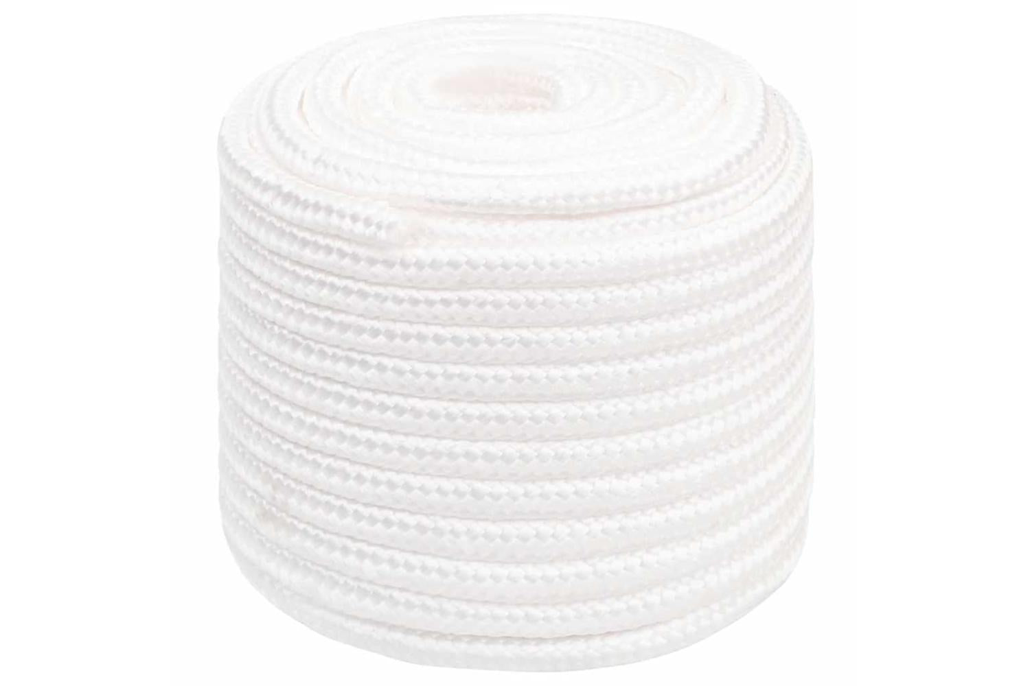 vidaXL 152574 Boat Rope Full White 16mm 100 M Polypropylene-2