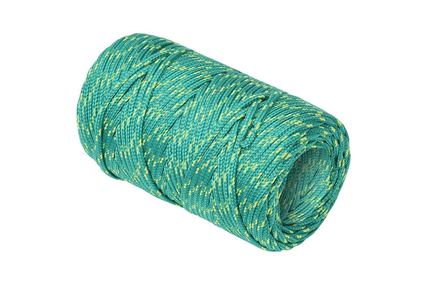 vidaXL 152688 Boat Rope Green 2mm 25 M Polypropylene-3