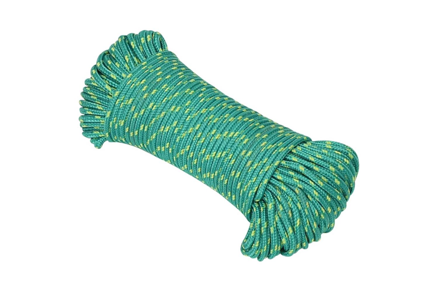 vidaXL 152707 Boat Rope Green 5mm 500 M Polypropylene-2