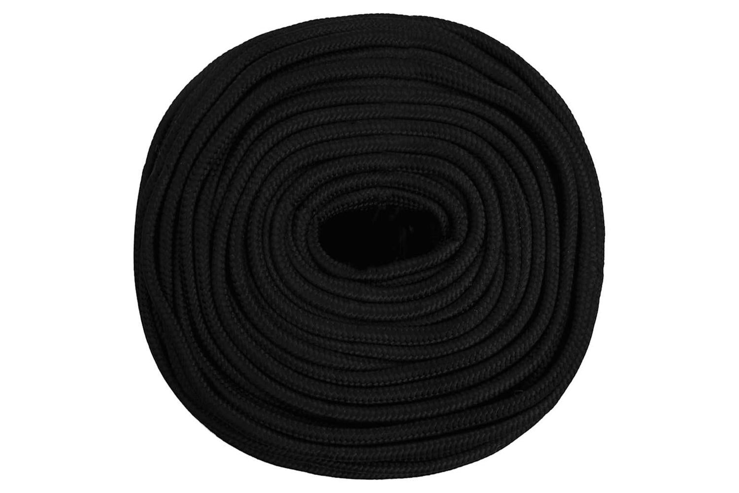 vidaXL 152816 Work Rope Black 6mm 500 M Polyester-3