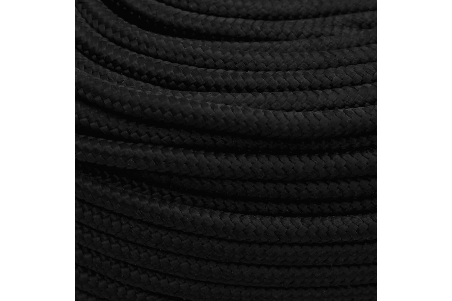 vidaXL 152816 Work Rope Black 6mm 500 M Polyester-4