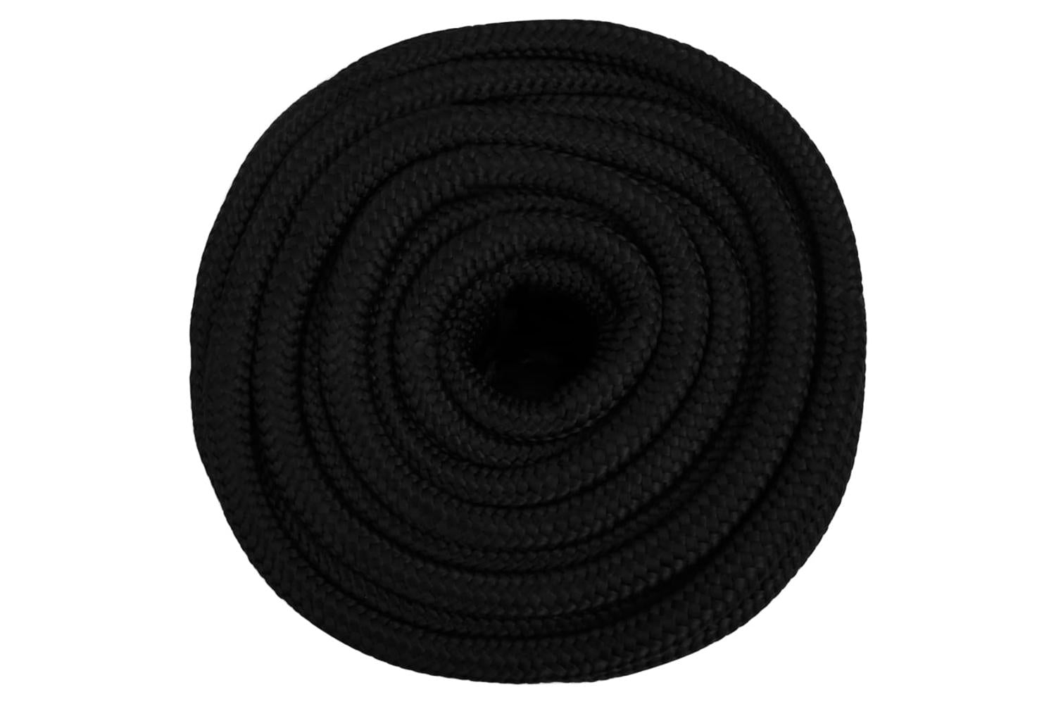 vidaXL 152834 Work Rope Black 16mm 25 M Polyester-3
