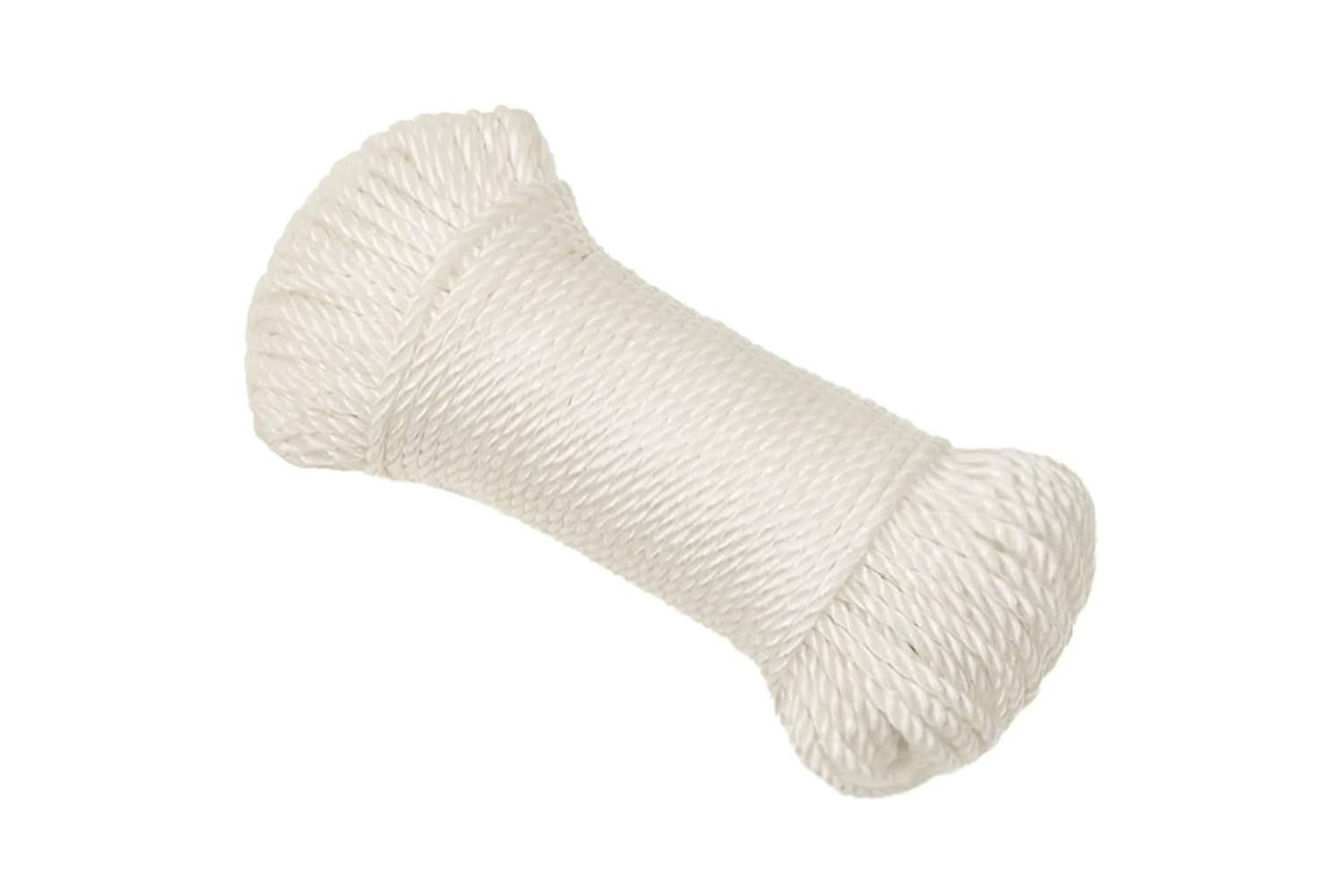 vidaXL 153040 Work Rope White 6mm 25 M Polypropylene-2