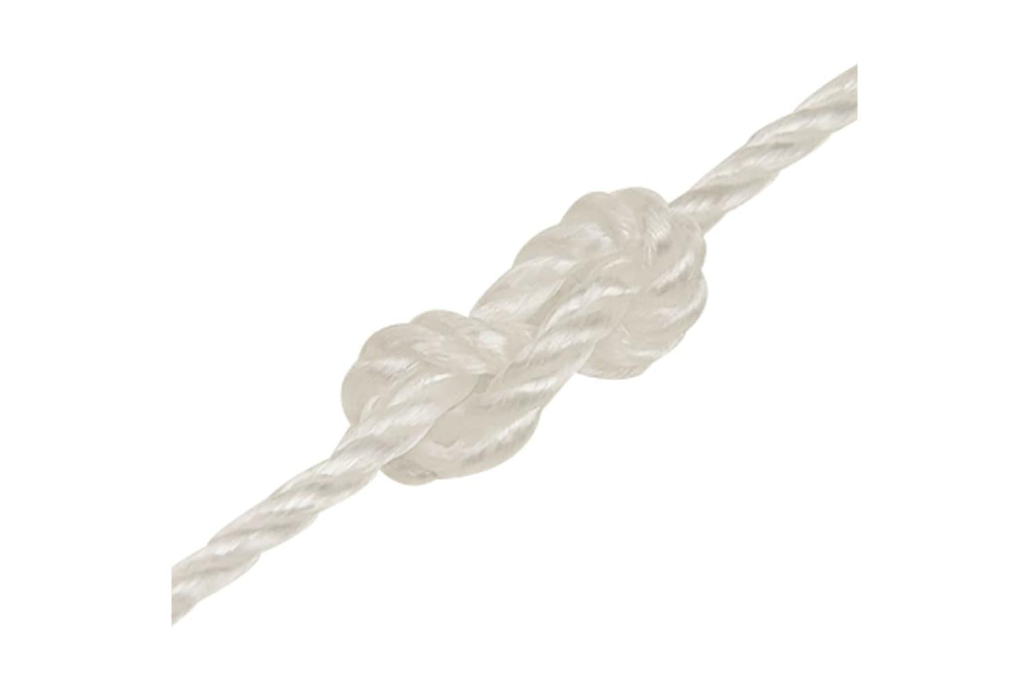 vidaXL 153040 Work Rope White 6mm 25 M Polypropylene-5