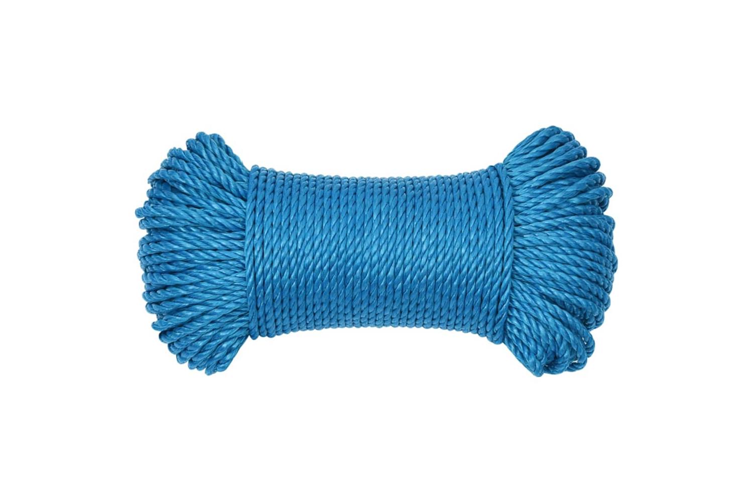 vidaXL 152967 Work Rope Blue 8mm 25 M Polypropylene-3