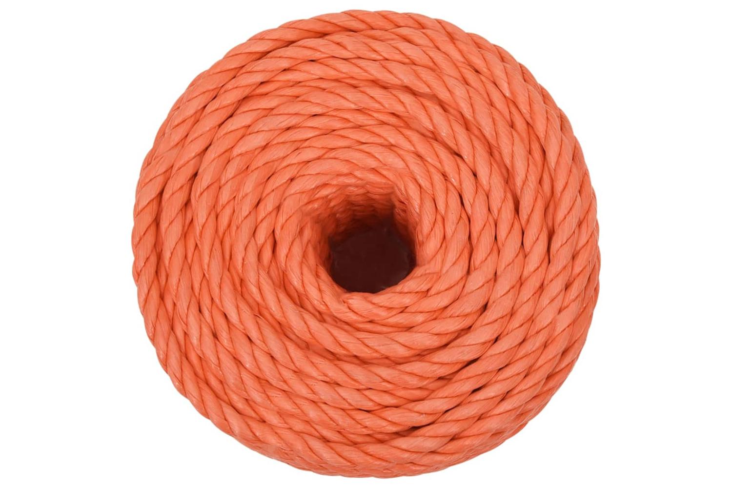vidaXL 152938 Work Rope Orange 12mm 25 M Polypropylene-3