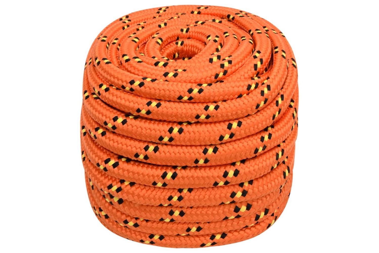 vidaXL 152686 Boat Rope Orange 20mm 50 M Polypropylene-2