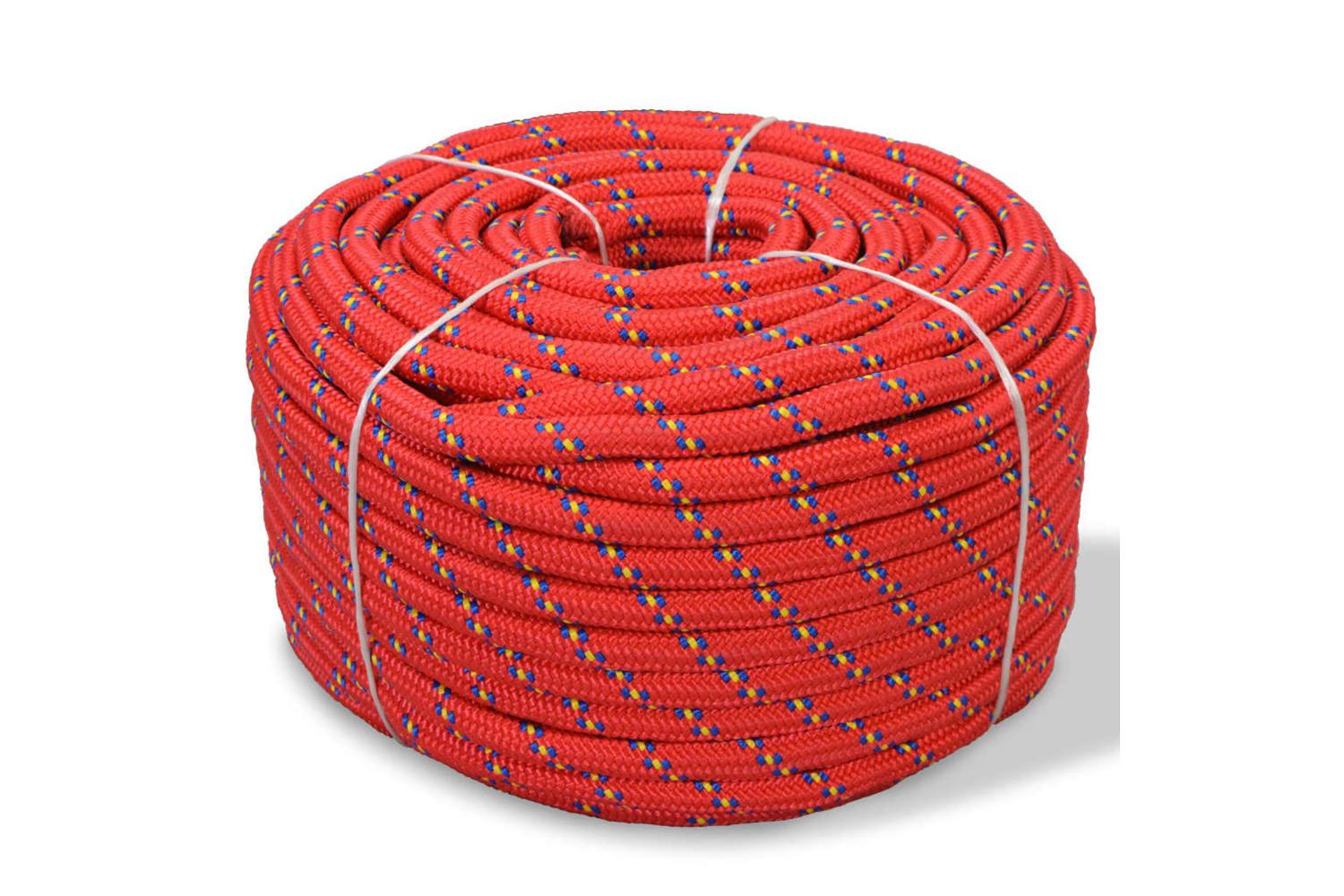 vidaXL 143820 Marine Rope Polypropylene 14mm 250 M Red