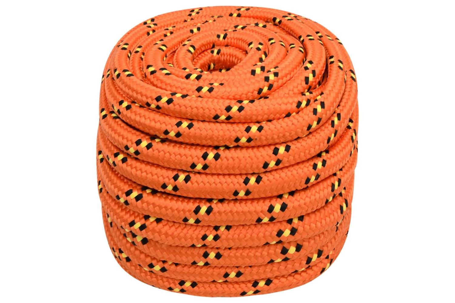 vidaXL 152687 Boat Rope Orange 20mm 100 M Polypropylene-2