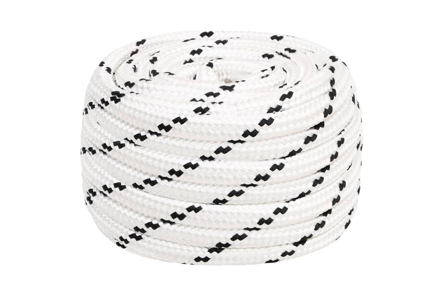 vidaXL 152787 Work Rope White 18mm 50 M Polyester-2