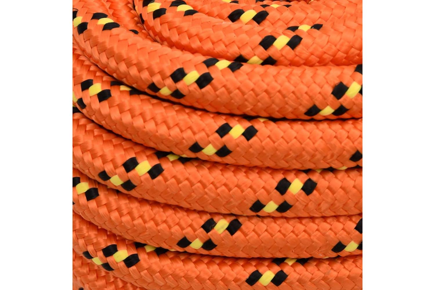 vidaXL 152685 Boat Rope Orange 20mm 25 M Polypropylene-4