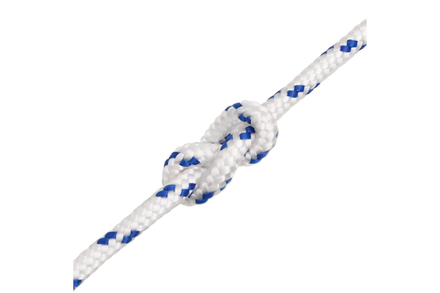 vidaXL 152284 Boat Rope White 6mm 25 M Polypropylene-5