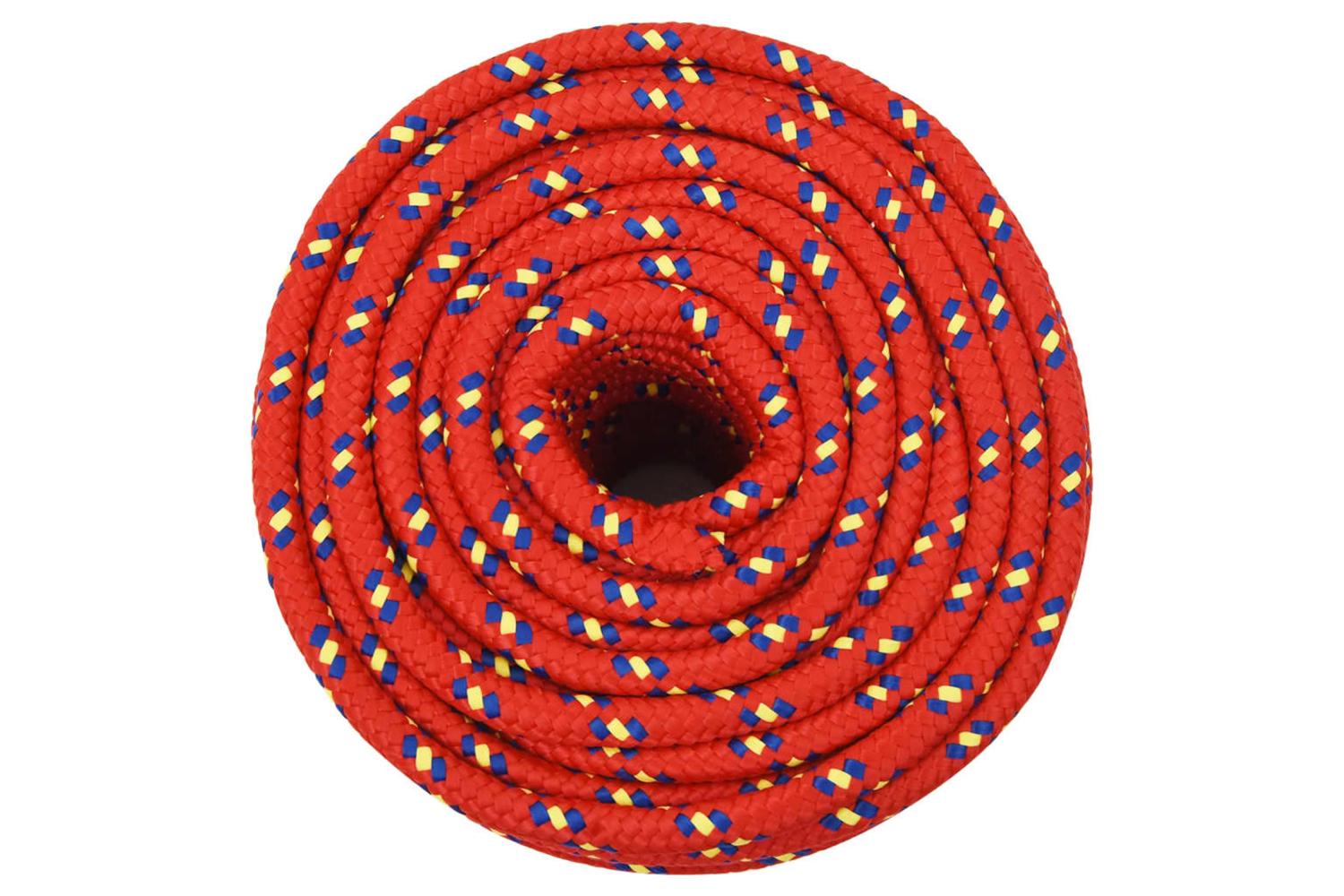 vidaXL 152409 Boat Rope Red 14mm 25 M Polypropylene-3