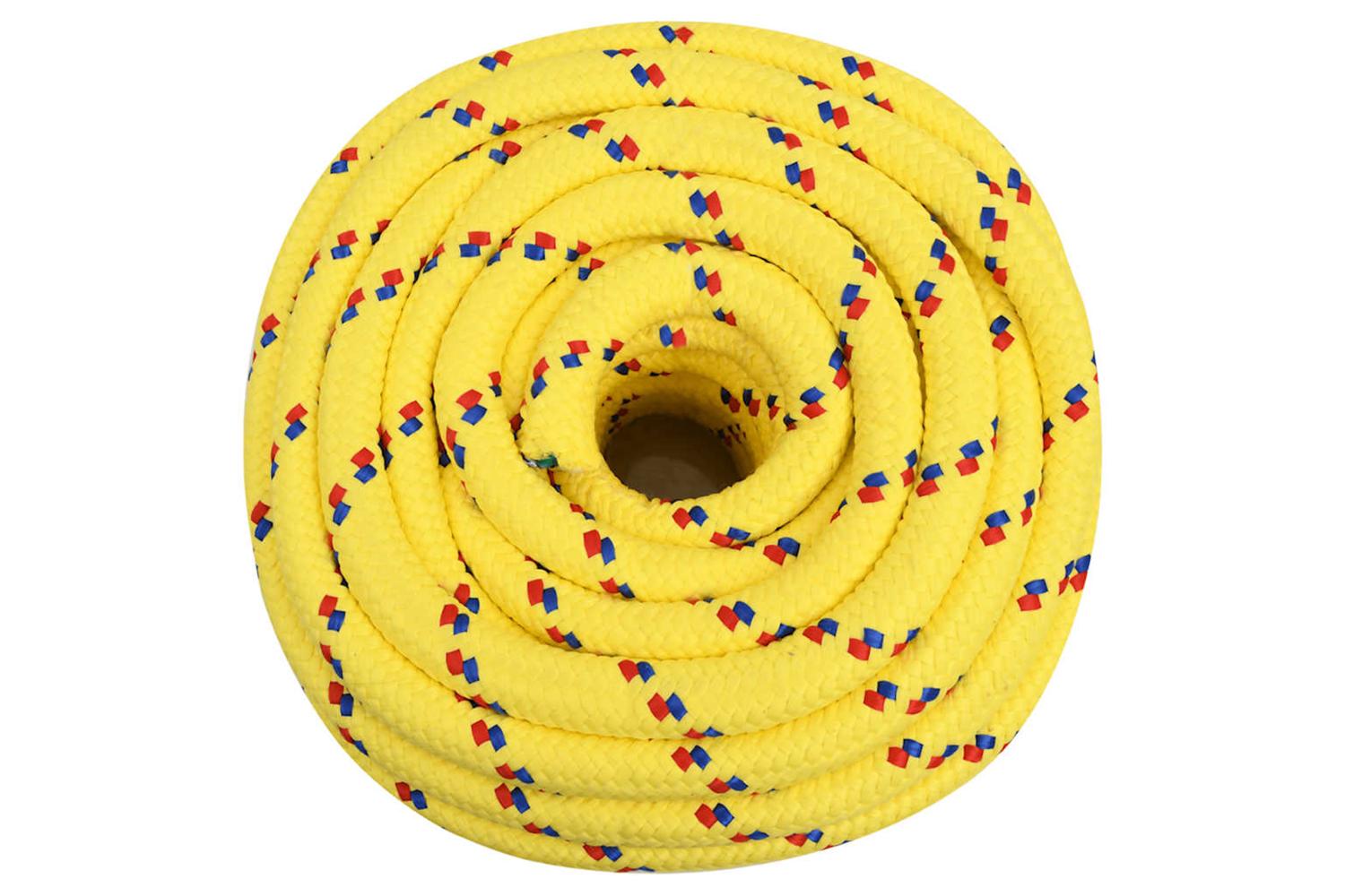 vidaXL 152634 Boat Rope Yellow 20mm 100 M Polypropylene-3