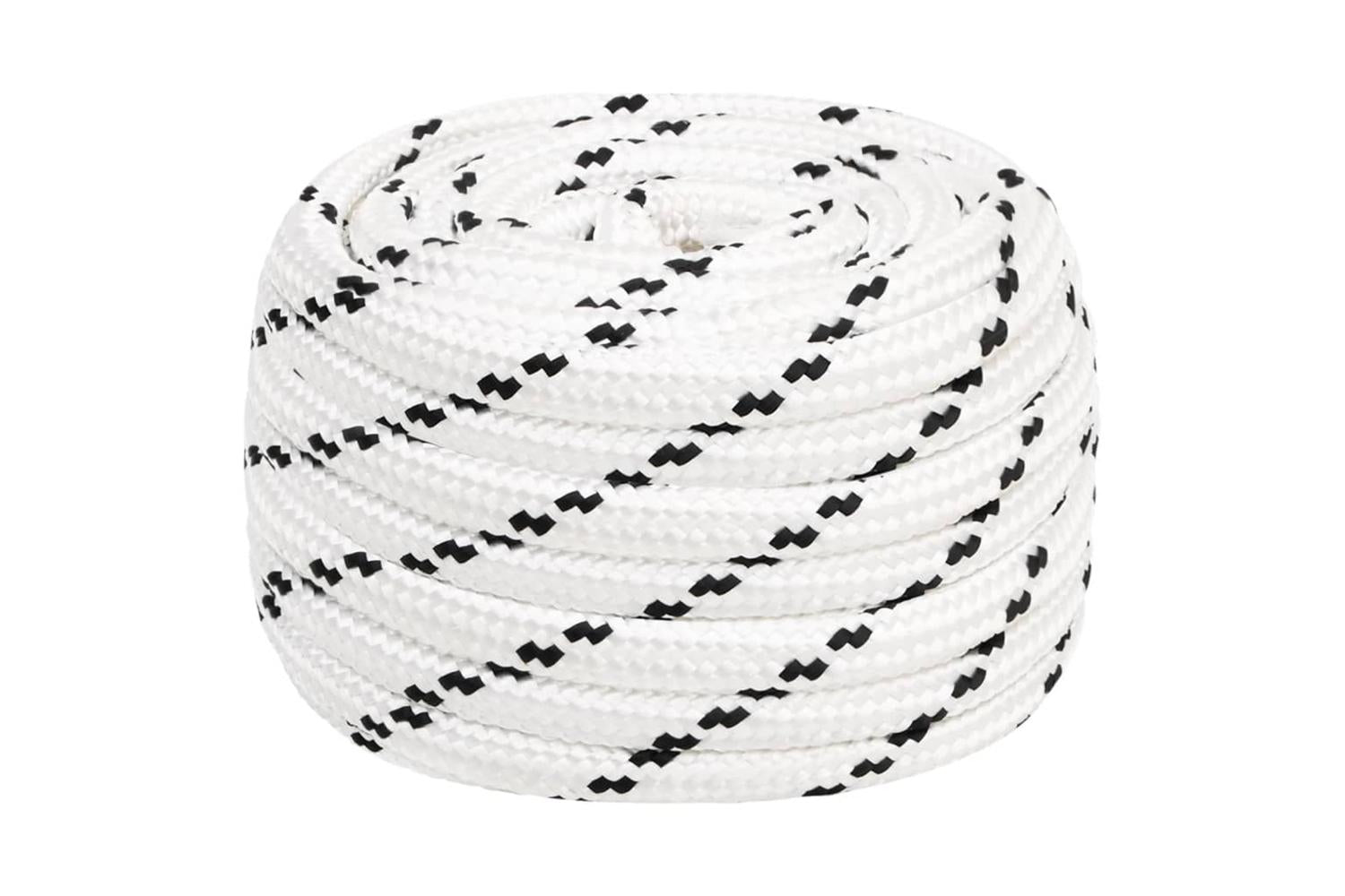 vidaXL 152789 Work Rope White 20mm 25 M Polyester-2