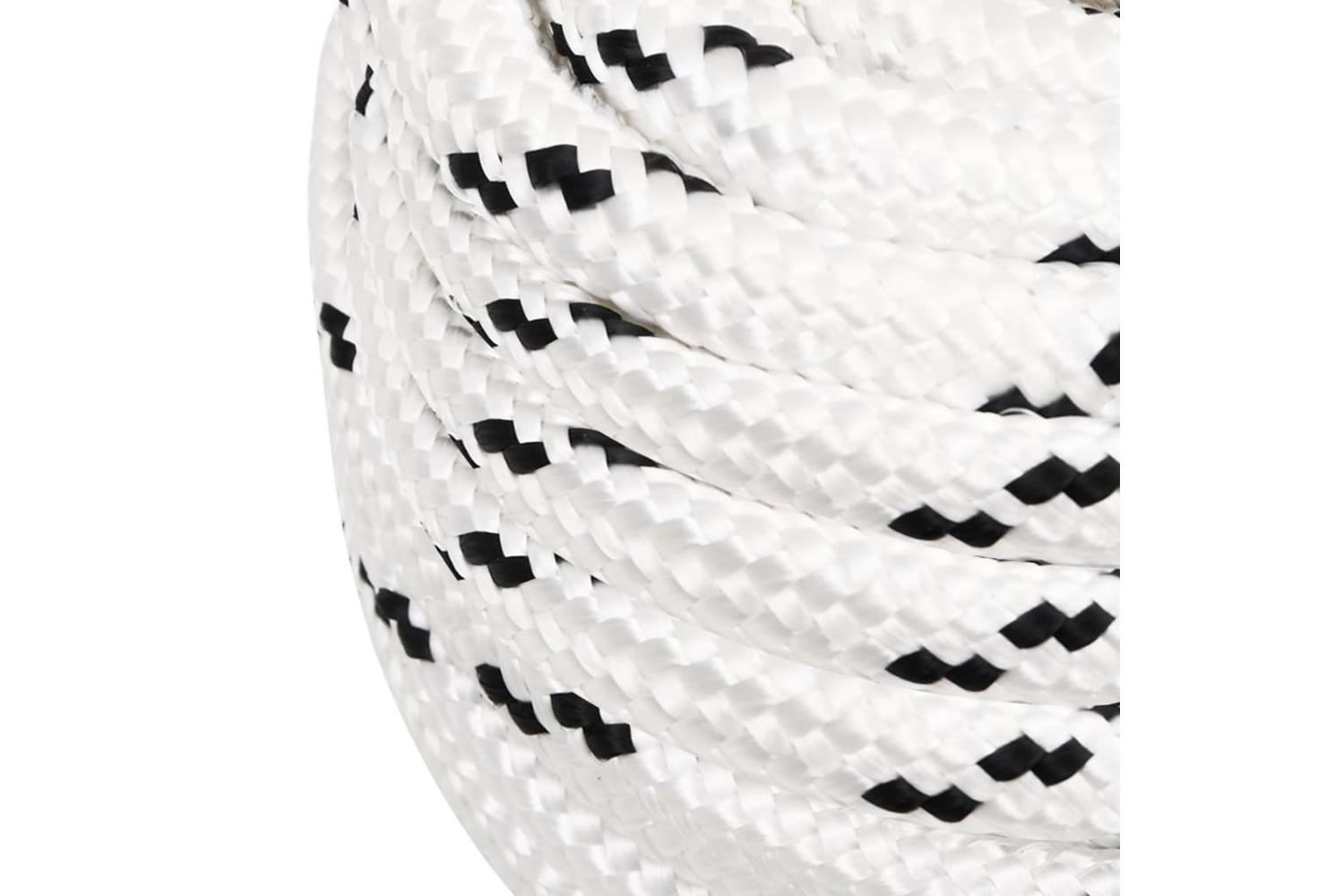 vidaXL 152789 Work Rope White 20mm 25 M Polyester-4