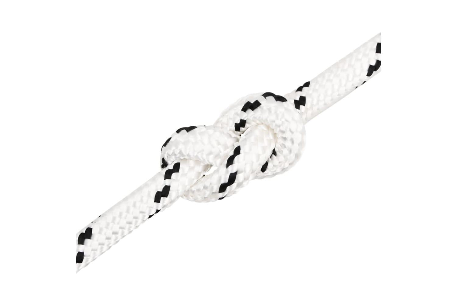vidaXL 152789 Work Rope White 20mm 25 M Polyester-5