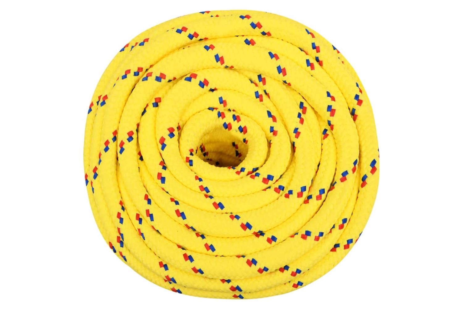vidaXL 152631 Boat Rope Yellow 18mm 100 M Polypropylene-3