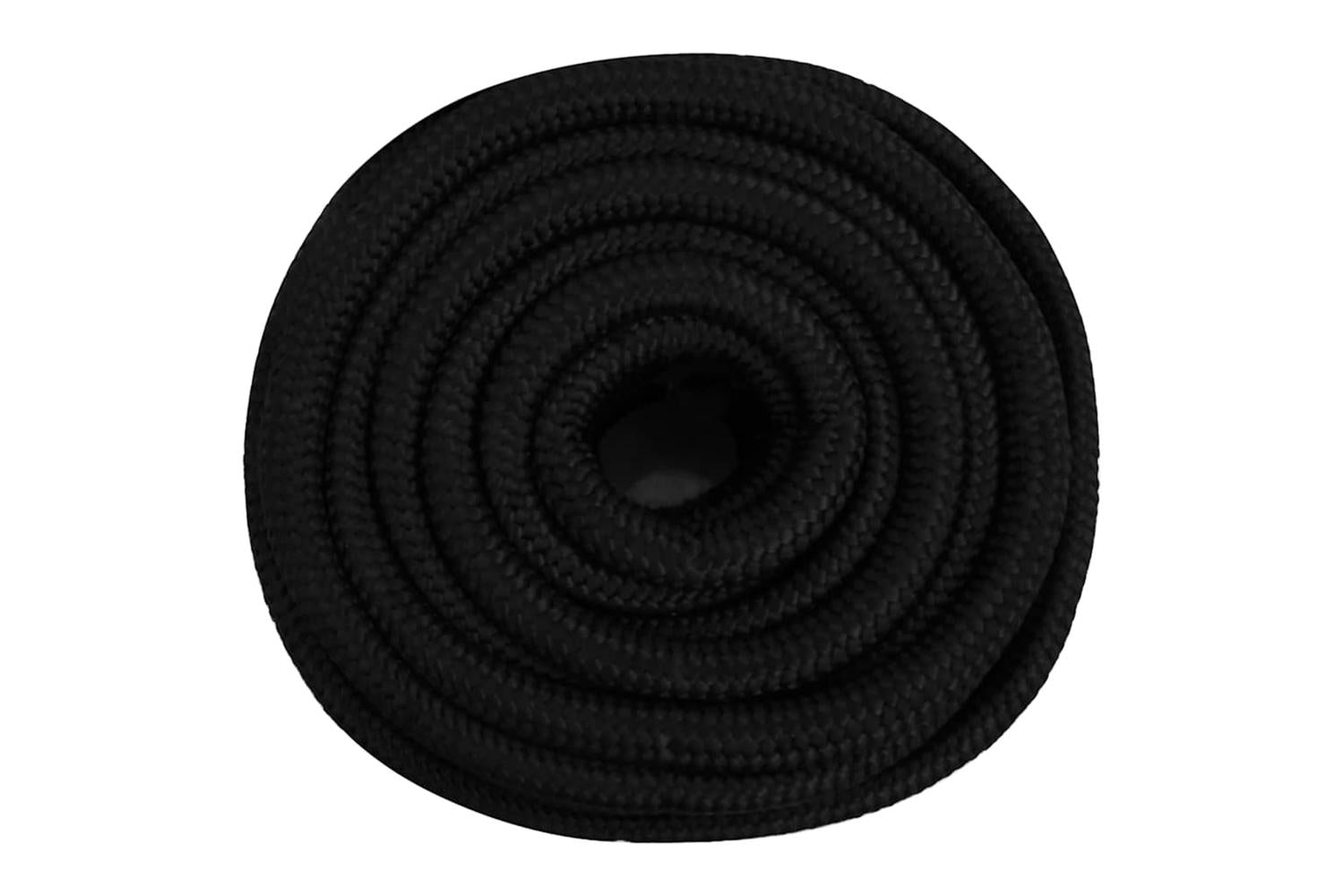 vidaXL 152844 Work Rope Black 25mm 50 M Polyester-3