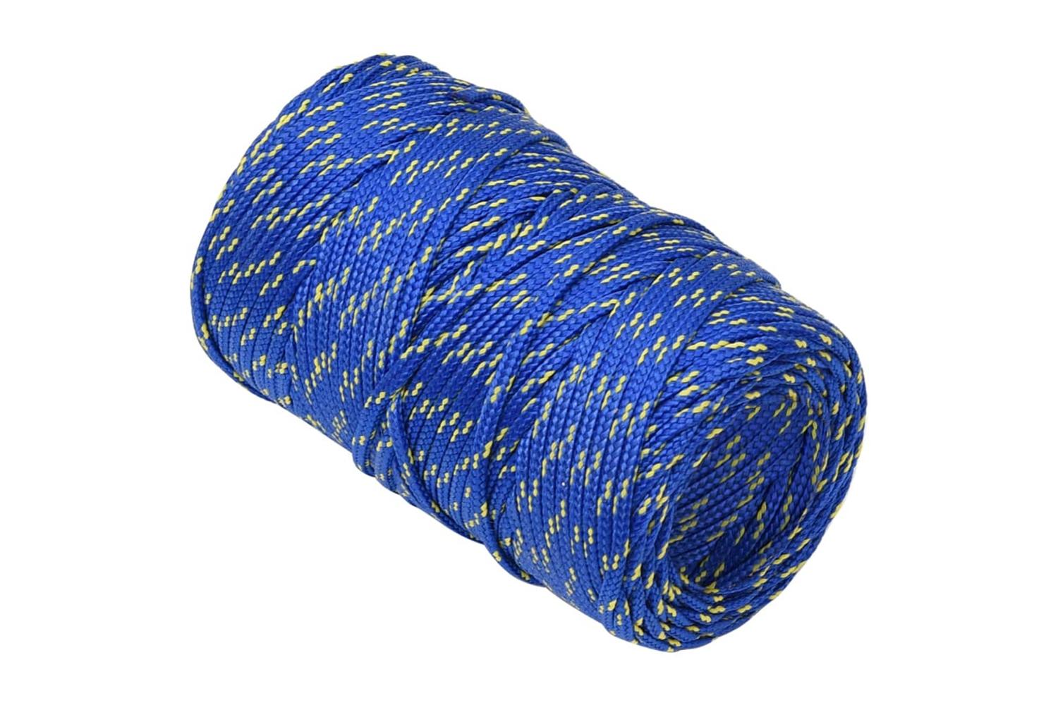 vidaXL 152424 Boat Rope Blue 2mm 50 M Polypropylene-3