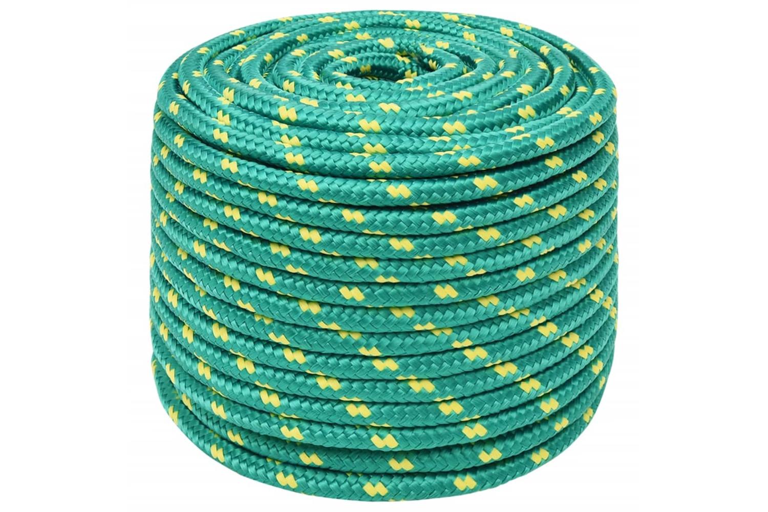 vidaXL 152730 Boat Rope Green 14mm 250 M Polypropylene-2
