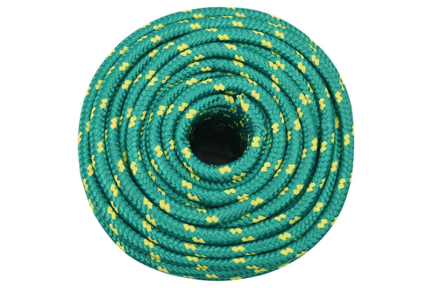 vidaXL 152730 Boat Rope Green 14mm 250 M Polypropylene-3