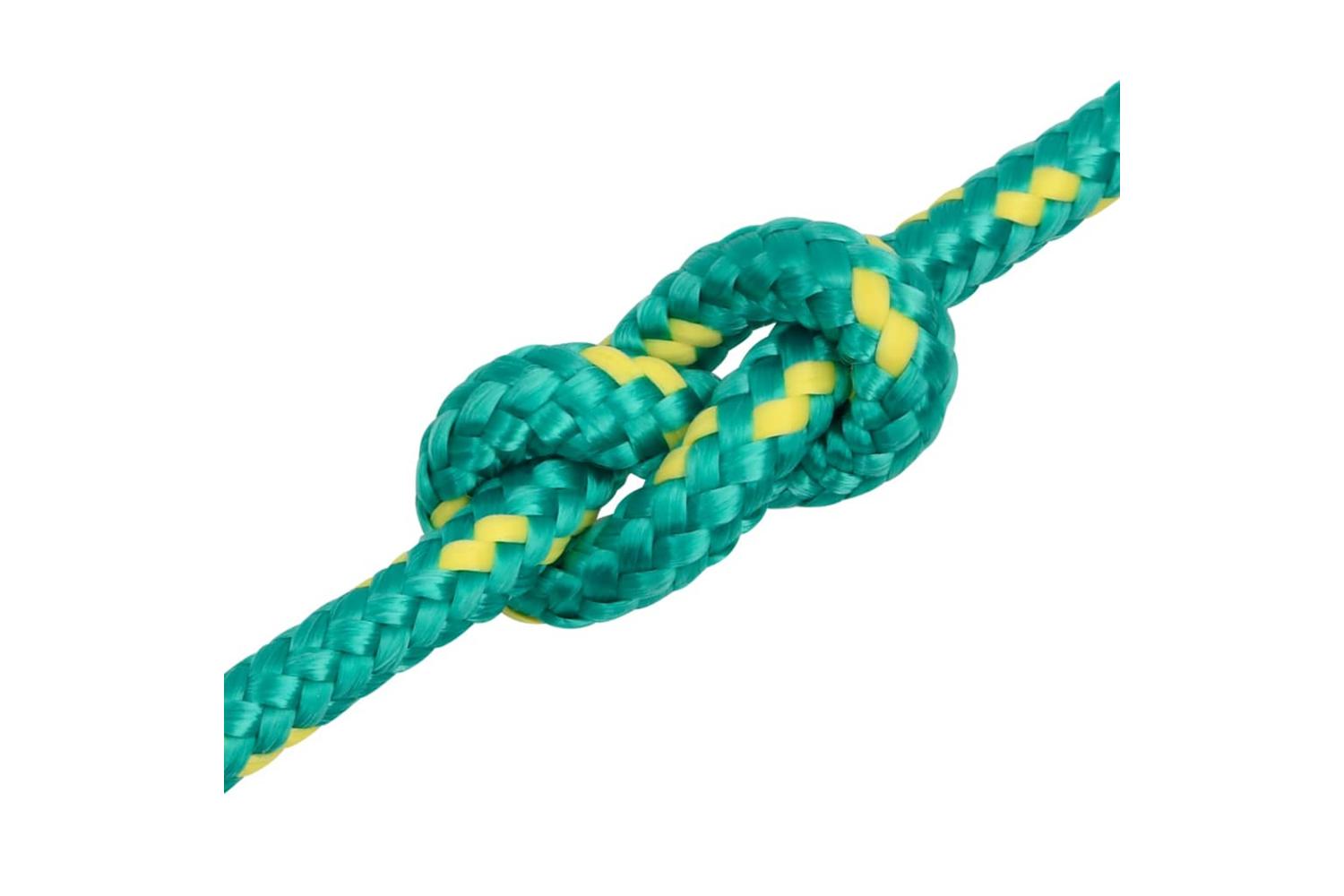 vidaXL 152720 Boat Rope Green 10mm 100 M Polypropylene-5