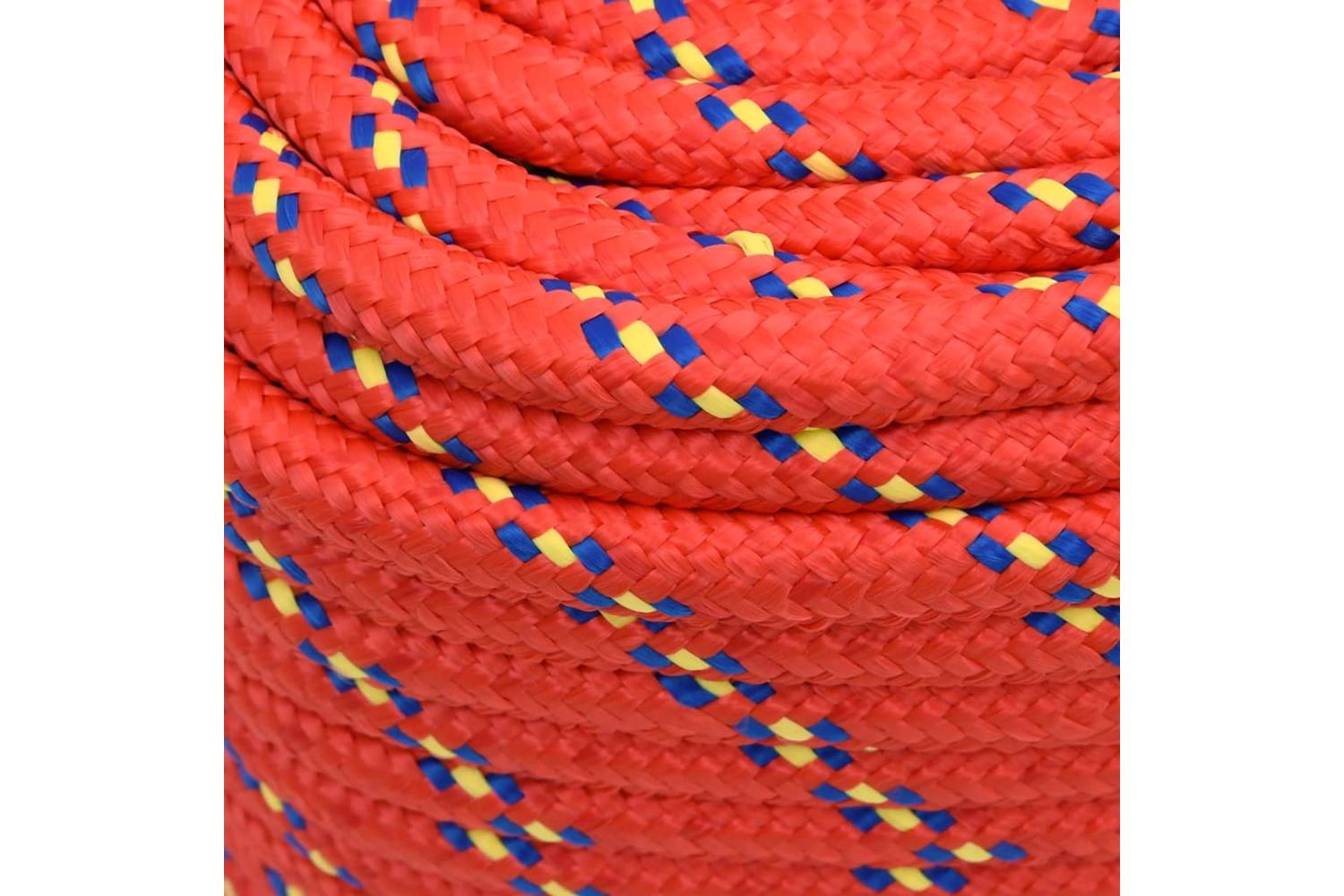 vidaXL 152417 Boat Rope Red 18mm 25 M Polypropylene-4