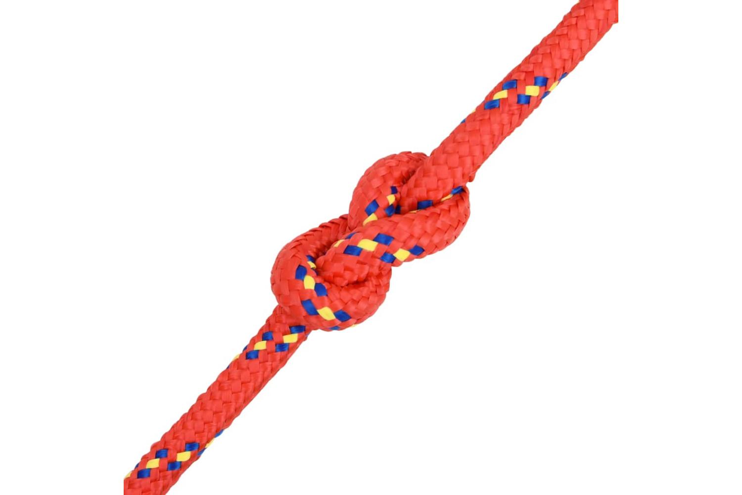 vidaXL 152417 Boat Rope Red 18mm 25 M Polypropylene-5