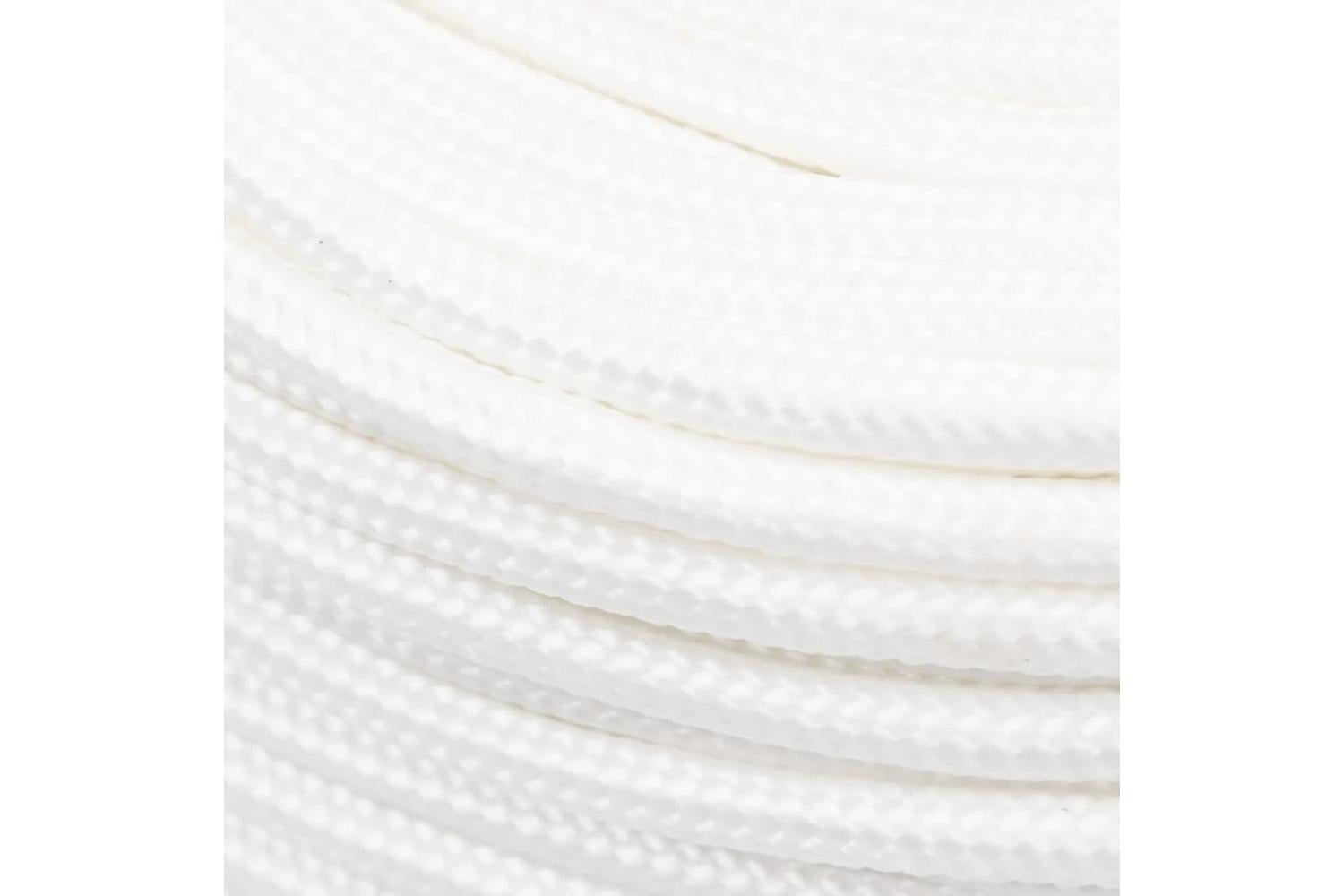 vidaXL 152562 Boat Rope Full White 10mm 250 M Polypropylene-4