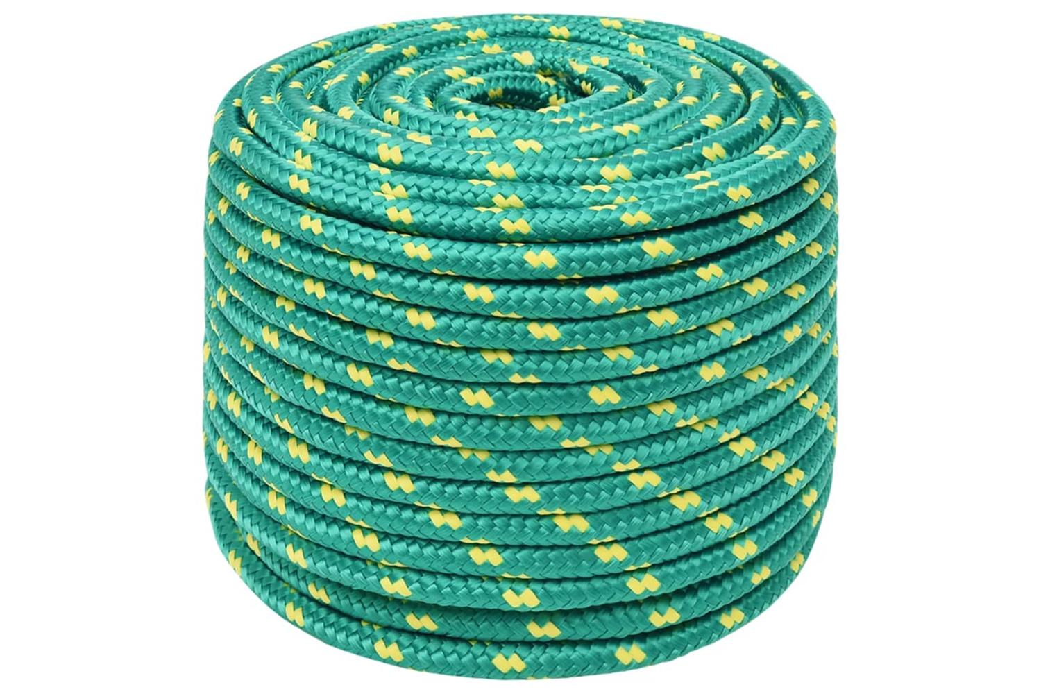 vidaXL 152724 Boat Rope Green 12mm 50 M Polypropylene-2